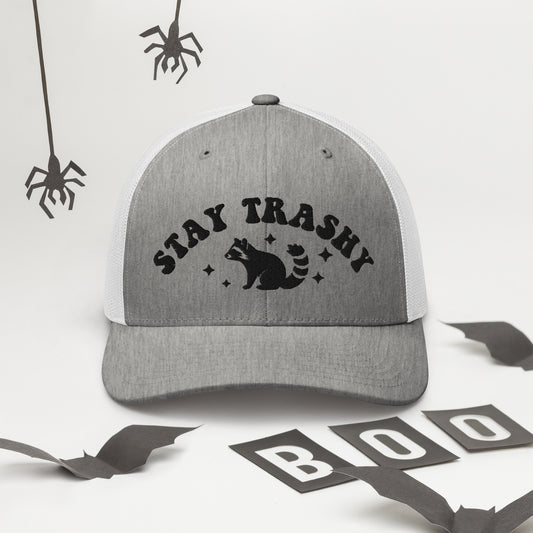 Stay Trashy Retro Trucker Hat
