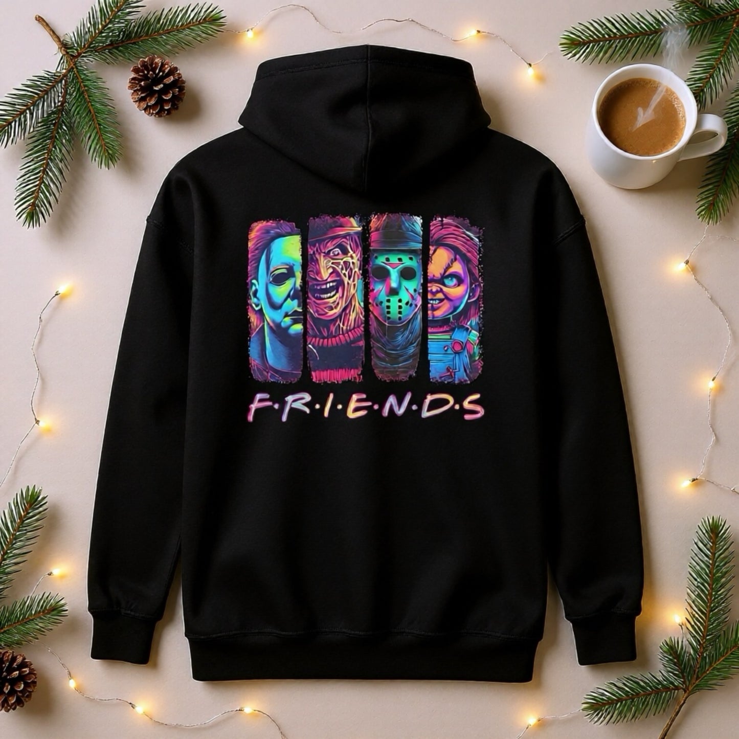 Spooky F.R.I.E.N.D.S. Zip Hoodie