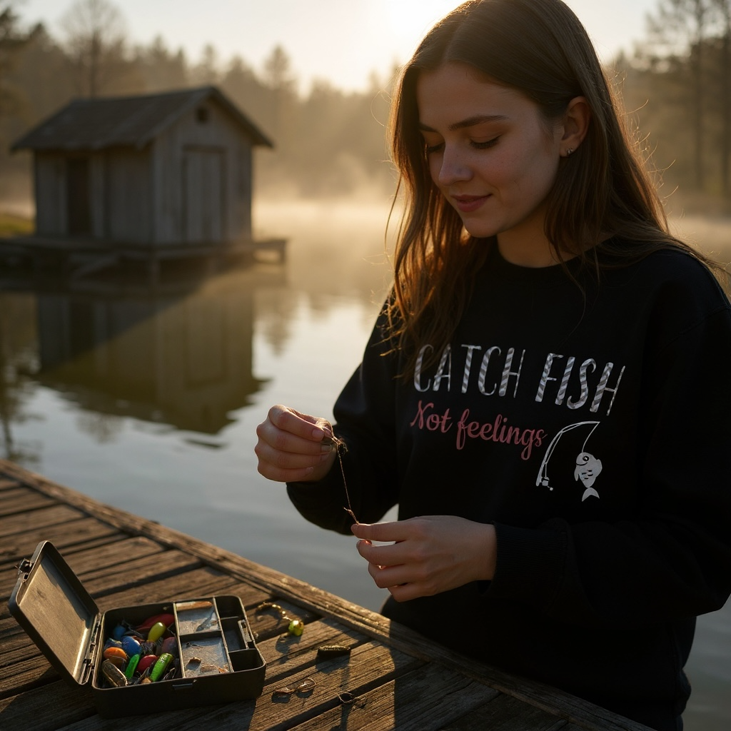 Catch Fish Not Feelings Crewneck