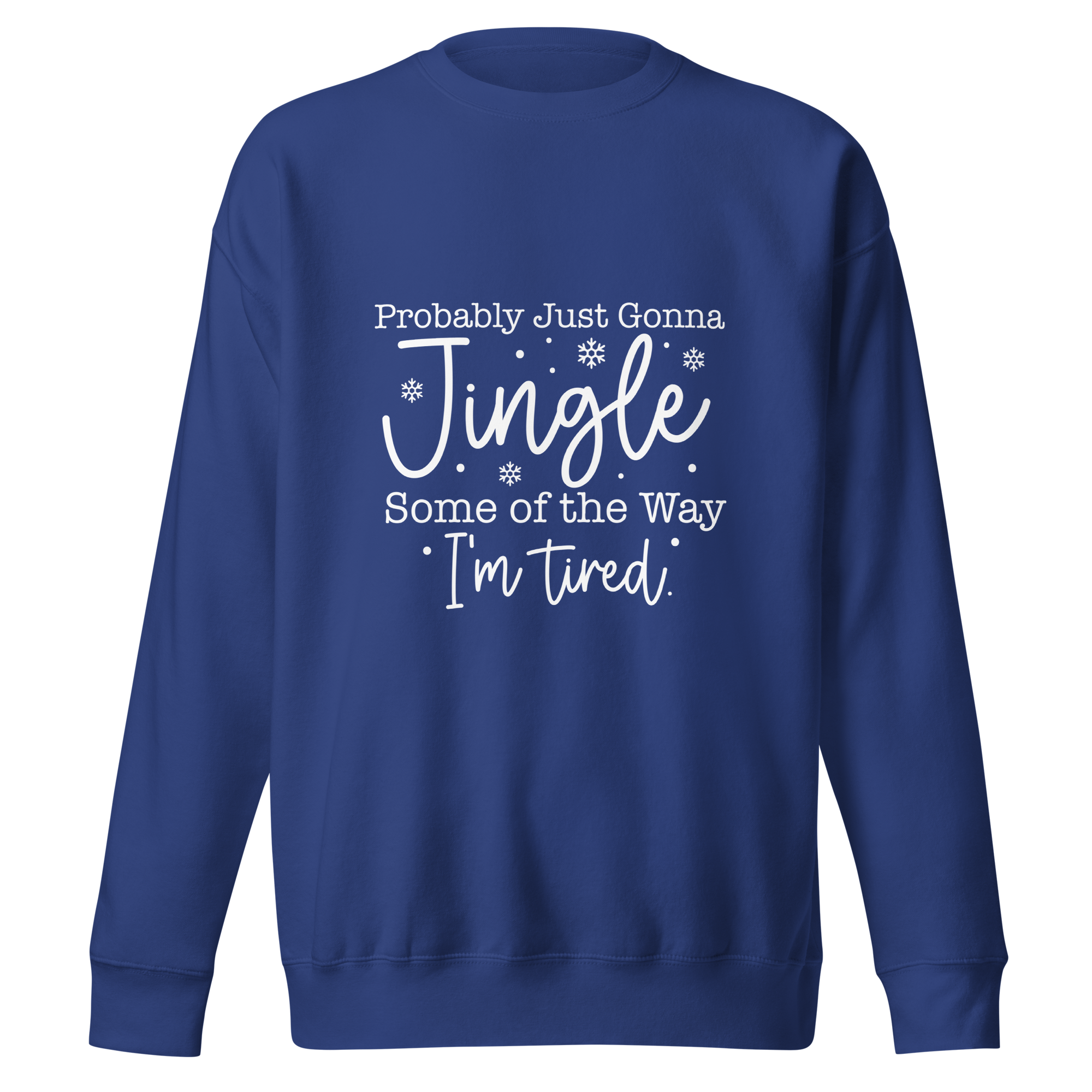 Festive BUT Barely Crewneck